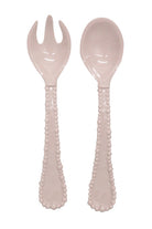 pink melamine salad tongs