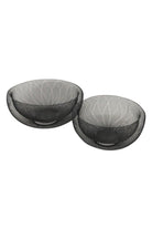 black mesh bowls