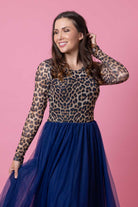 brown leopard top plus size