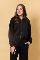 black hoodie plus size