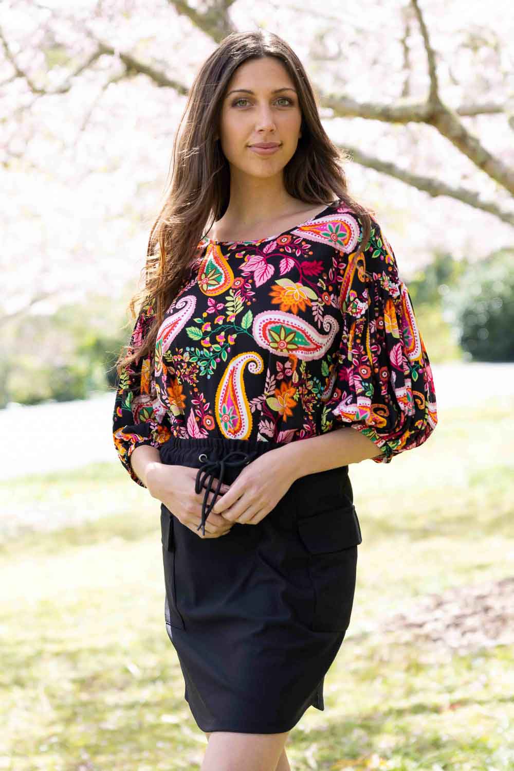 Nelly Mini Skirt Black – Augustine