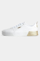 white gold puma sneakers