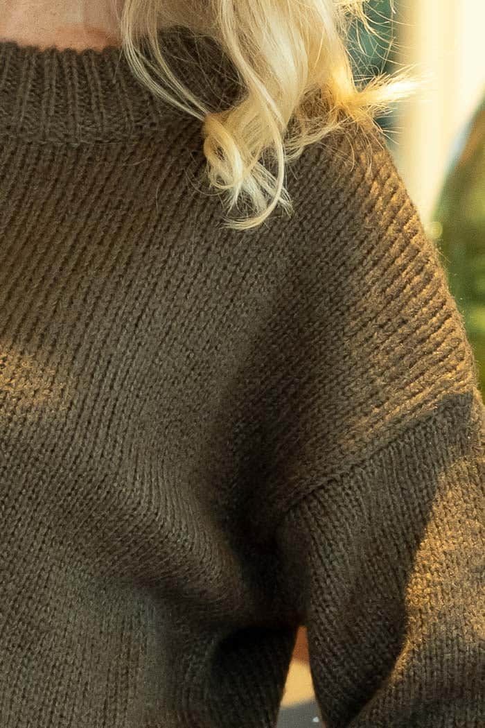 Aubery Knit Top Khaki 6
