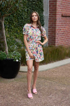 Bright floral shorts