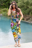 Colourful maxi dress