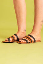 black brown sandal