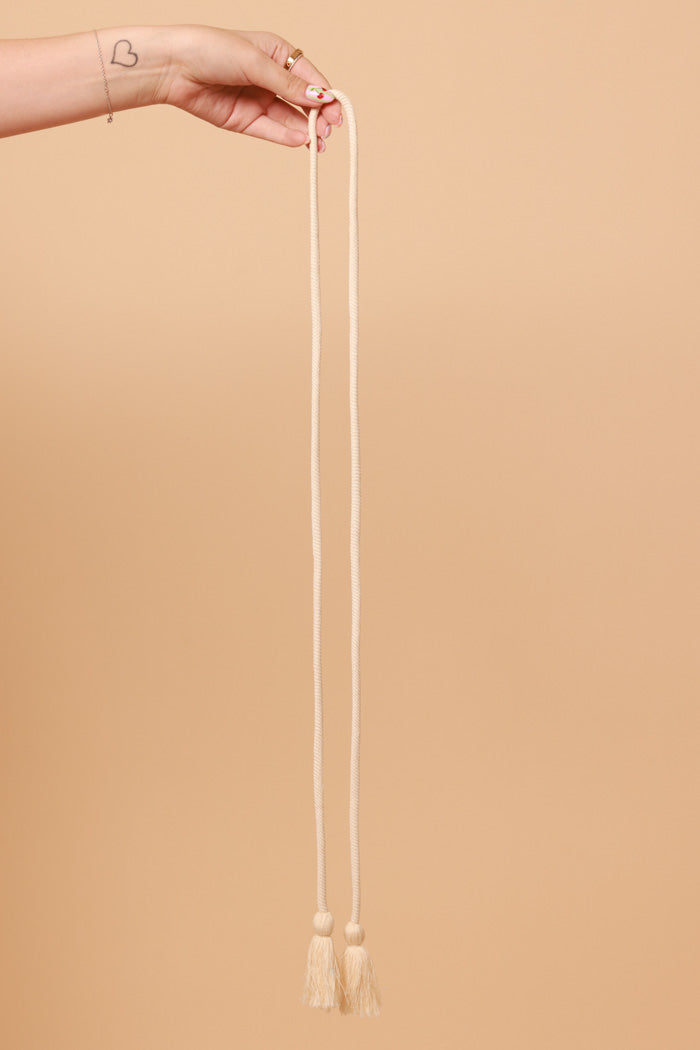 White Rope Tie