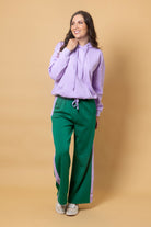 green trackpants plus size