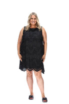 black shift mini dress plus size