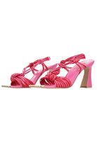red pink heel shoe