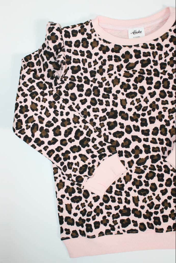 Willow Sweater Pink Leopard 2