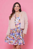 blush fur jacket plus size