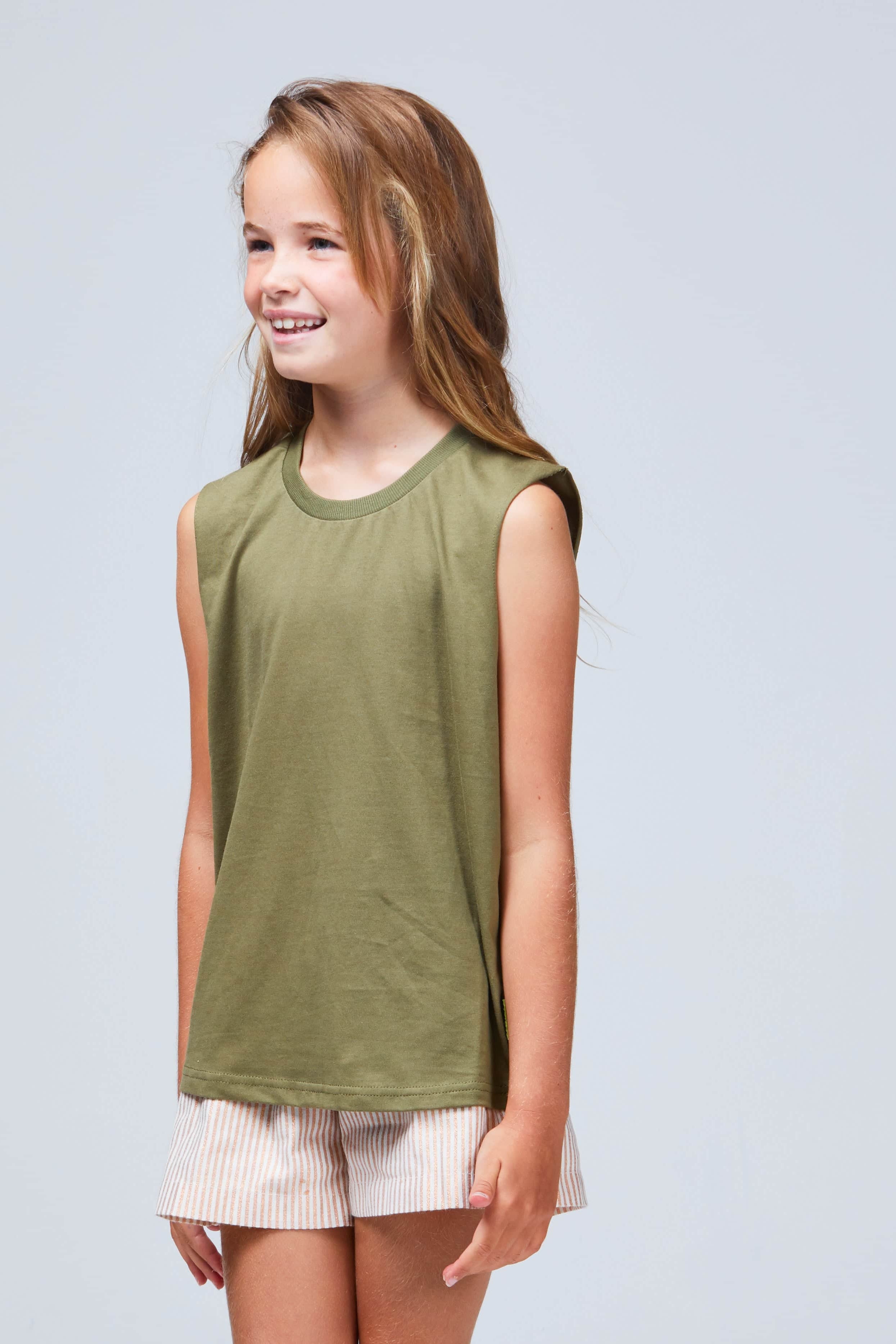 Maddox Singlet Khaki 8