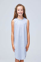 girls singlet dress grey marle