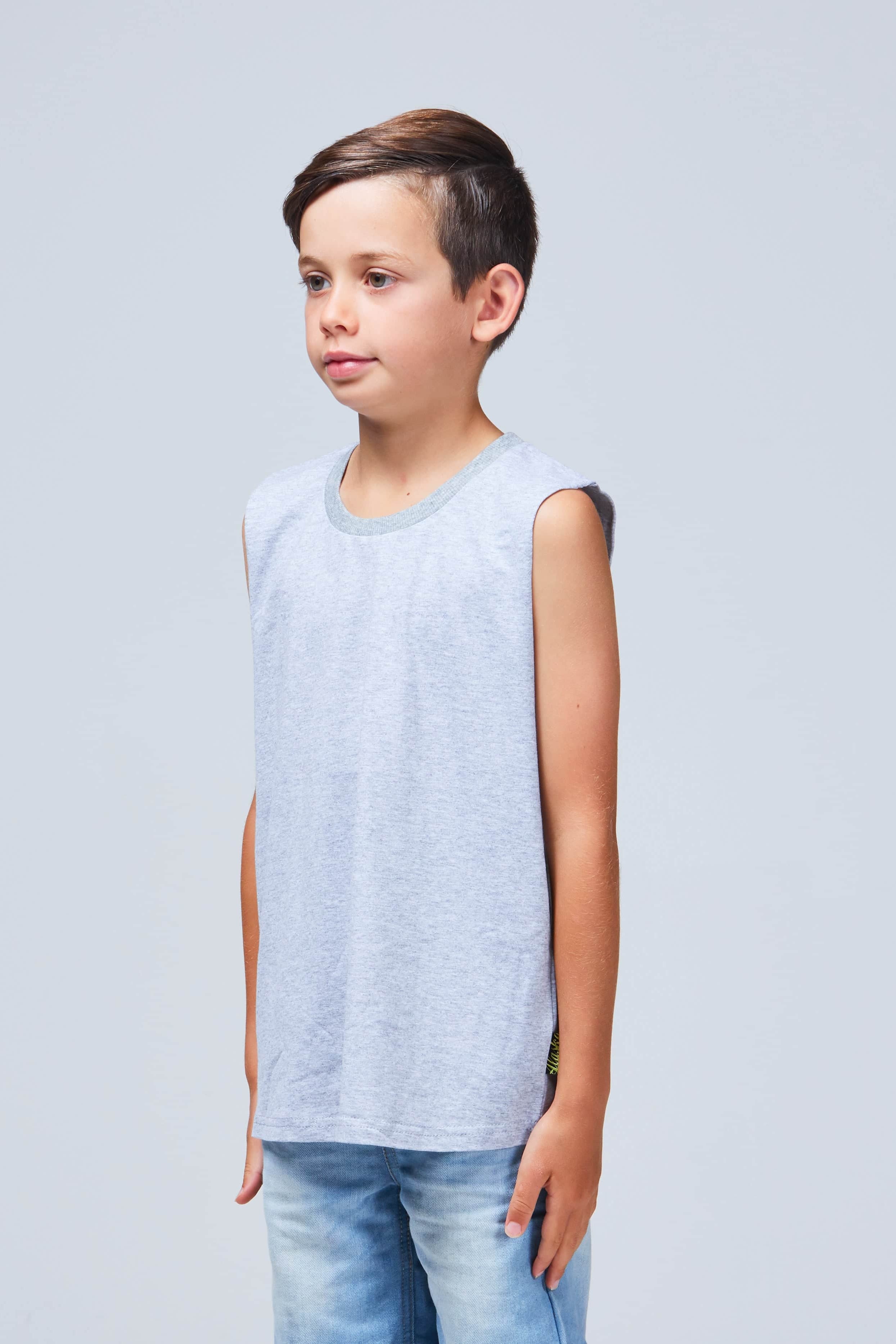 Maddox Singlet Grey Marle 3