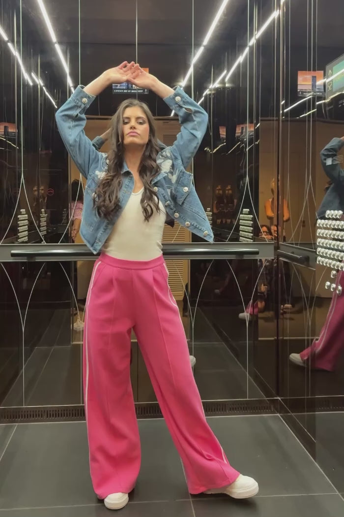 pink trackpant