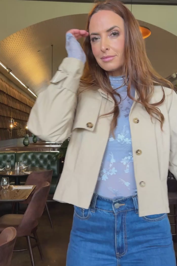 tan crop trench