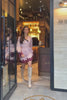 satin pink wrap dress