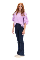 Puff Sleeve Blouse Lilac