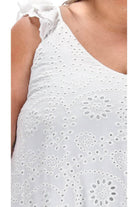 plus-size v neck dress