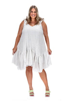 plus-size v neck dress