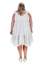 plus-size v neck dress
