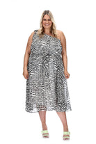 plus size one shoulder dress