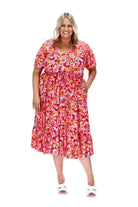 plus size v-neck dress