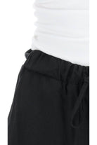 Hannah Cargo Pant black elastic waistband