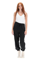 Hannah Cargo Pant black elastic waistband