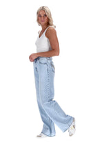 Light Blue Wide Leg Jean