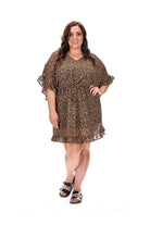 plus size animal kaftan