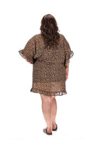 plus size animal kaftan