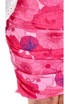 Plus Size Mini Skirt Floral