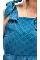 plus size teal dress