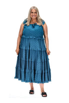 plus size teal dress