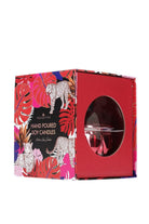 floral coffee pink candle