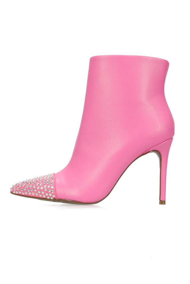 Ruby Boot Pink Diamante