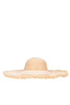 wide brim woven summer hat