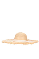wide brim woven summer hat