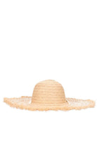 wide brim woven summer hat