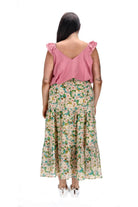 plus size floral skirt