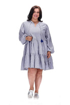 plus size stripe dress