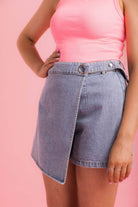 Skort Light Blue Denim