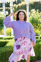 Lilac Plait Knit
