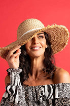 wide trim womens summer hat