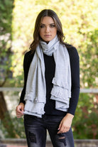 Ruffle Scarf Grey