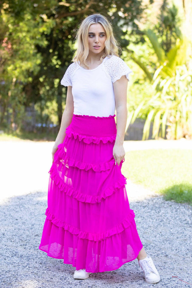 Maxi Skirt Pink