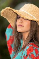 wide trim womens summer hat