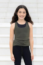 girls mesh singlet